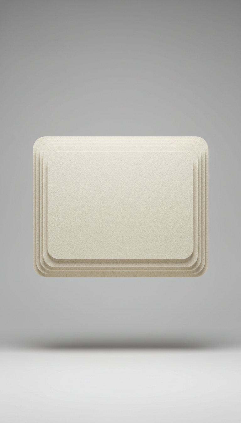 Ivory Felt Ceiling Cloud Acoustic Panel